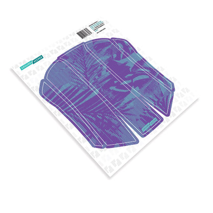 RockShox Bolt-On Pike/Lyrik Fender Decal Kit Tropical Glitch Grape & Mint