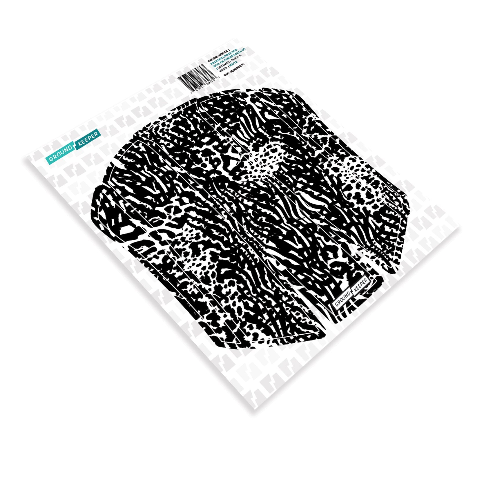 RockShox Bolt-On Pike/Lyrik Fender Decal Kit Untamed Black White