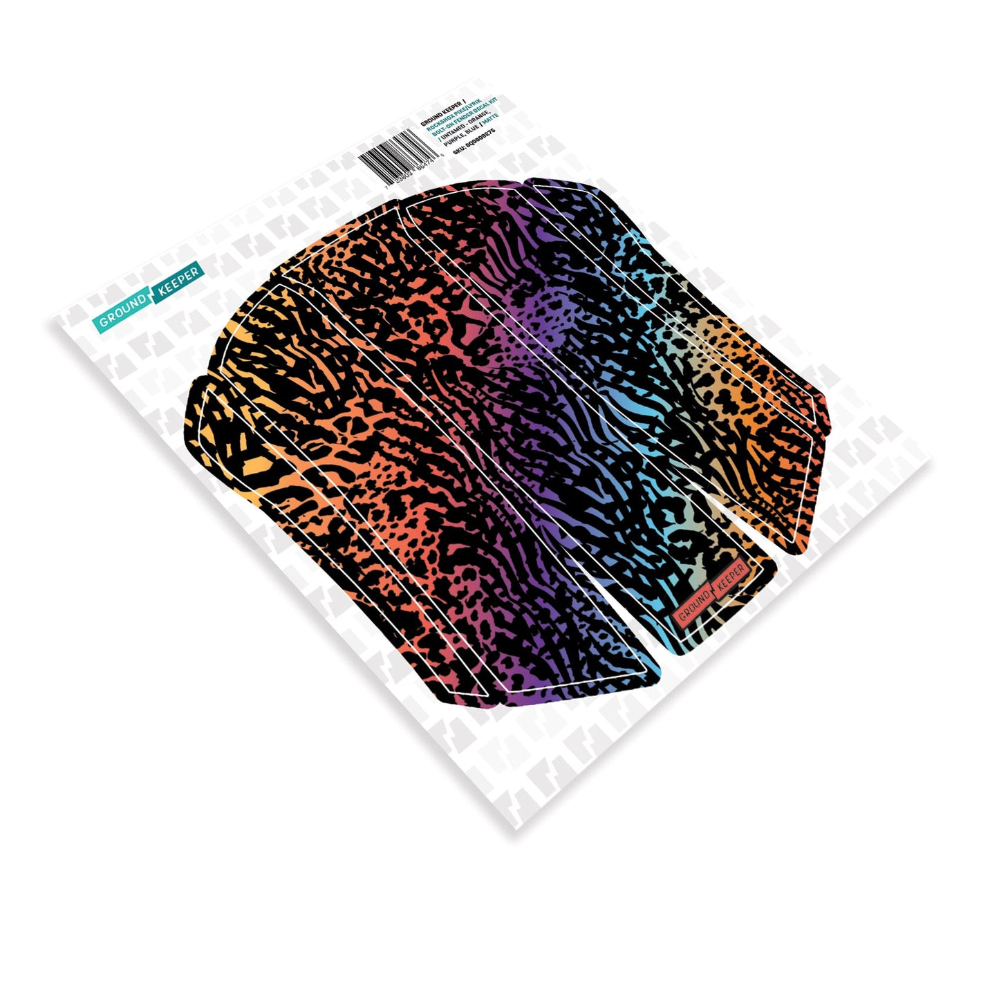 RockShox Bolt-On Pike/Lyrik Fender Decal Kit Untamed Orange Purple Blue