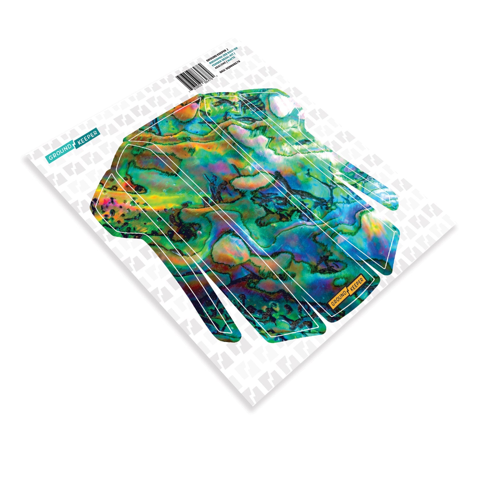 RockShox Bolt-On ZEB/Domain Fender Decal Kit Abalone