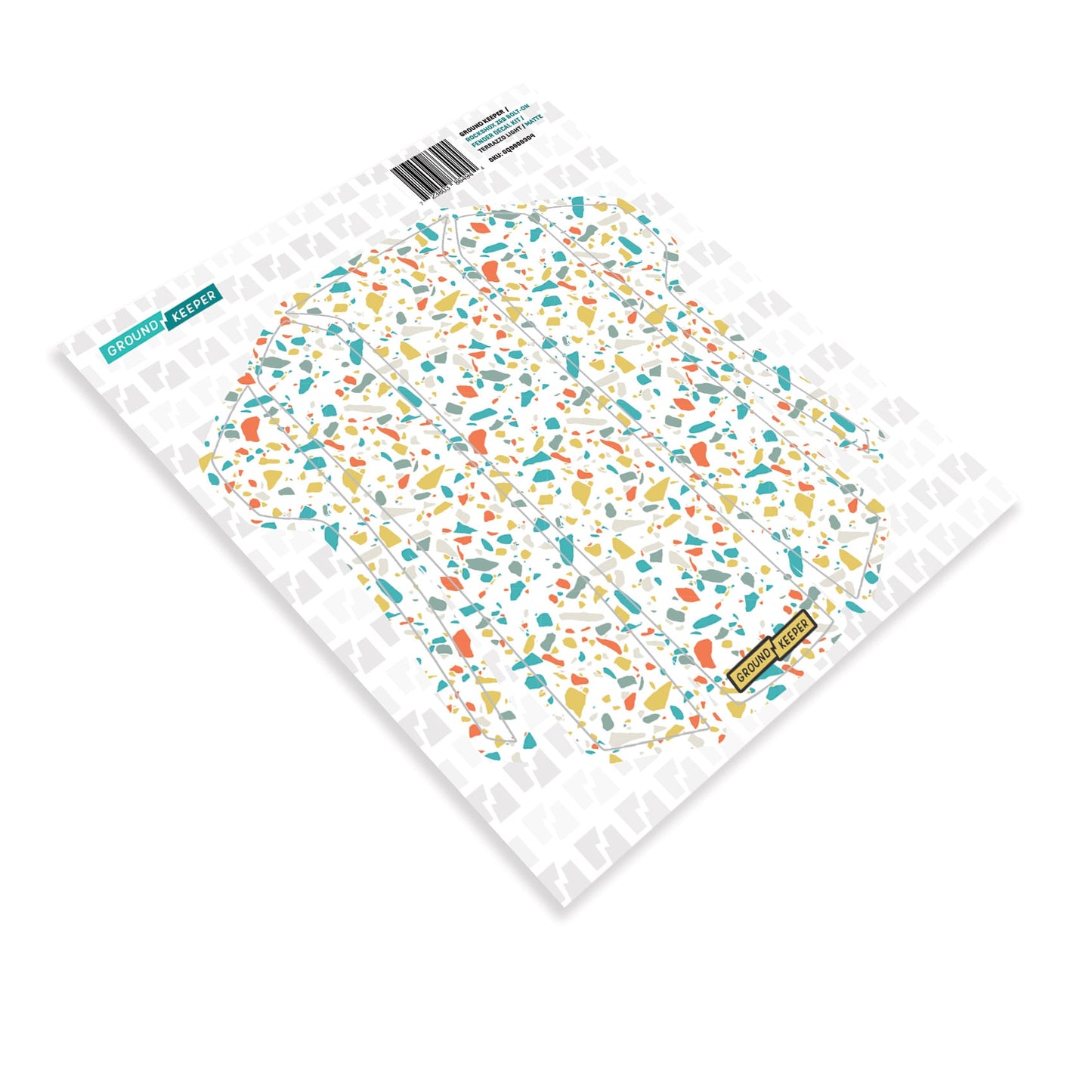 RockShox Bolt-On ZEB/Domain Fender Decal Kit Terrazzo Light
