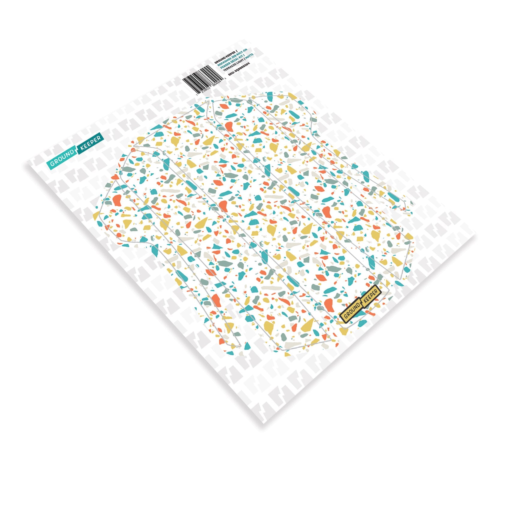 RockShox Bolt-On ZEB/Domain Fender Decal Kit Terrazzo Light