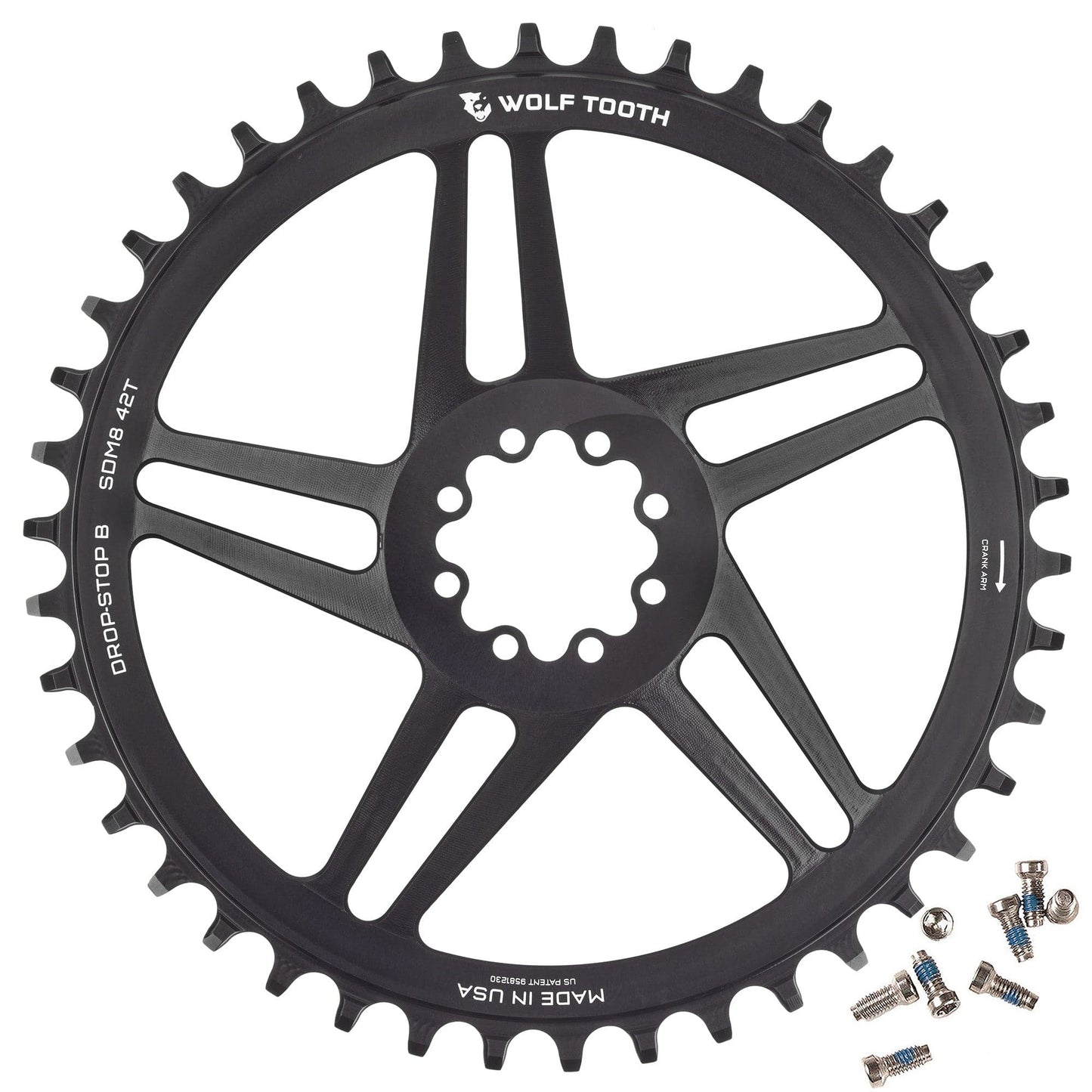 Direct Mount Chainrings for SRAM 8-Bolt Gravel / Road Cranks Drop-Stop B