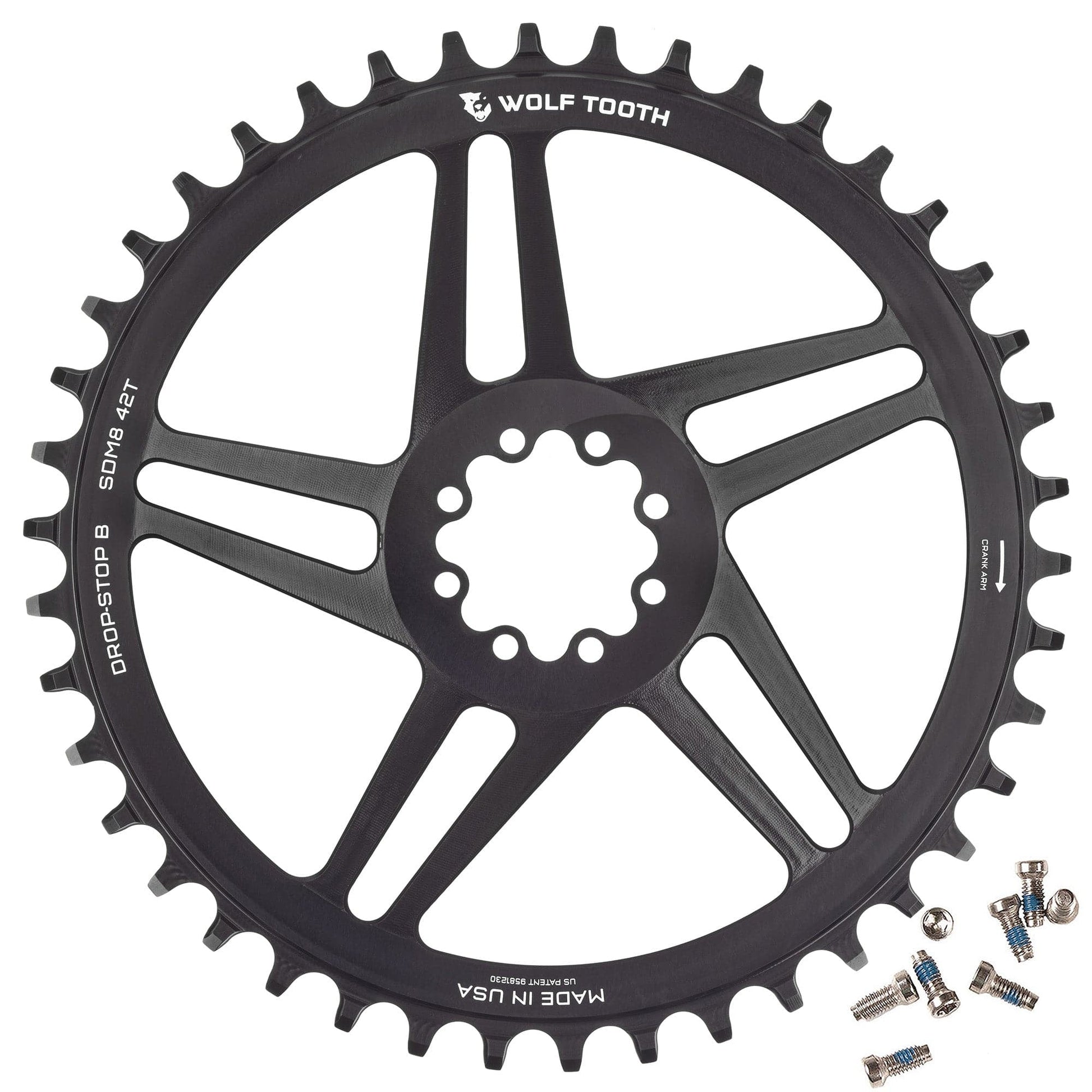 Direct Mount Chainrings for SRAM 8-Bolt Gravel / Road Cranks Drop-Stop B