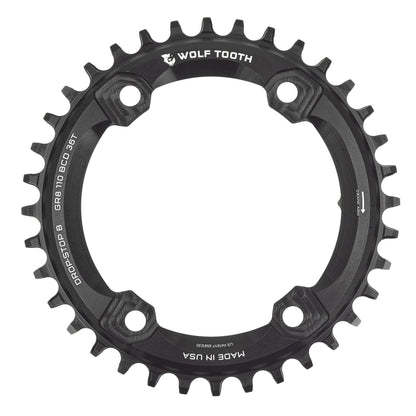110 BCD Asymmetric 4-Bolt Chainrings for Shimano GRX Cranks Drop-Stop B 36T