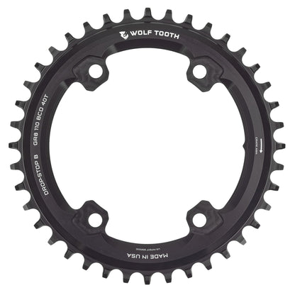110 BCD Asymmetric 4-Bolt Chainrings for Shimano GRX Cranks Drop-Stop B 40T