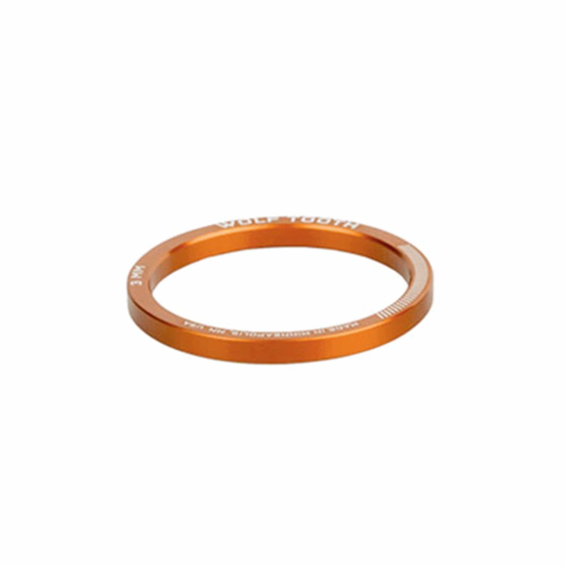 Precision Headset Spacers 3mm Orange