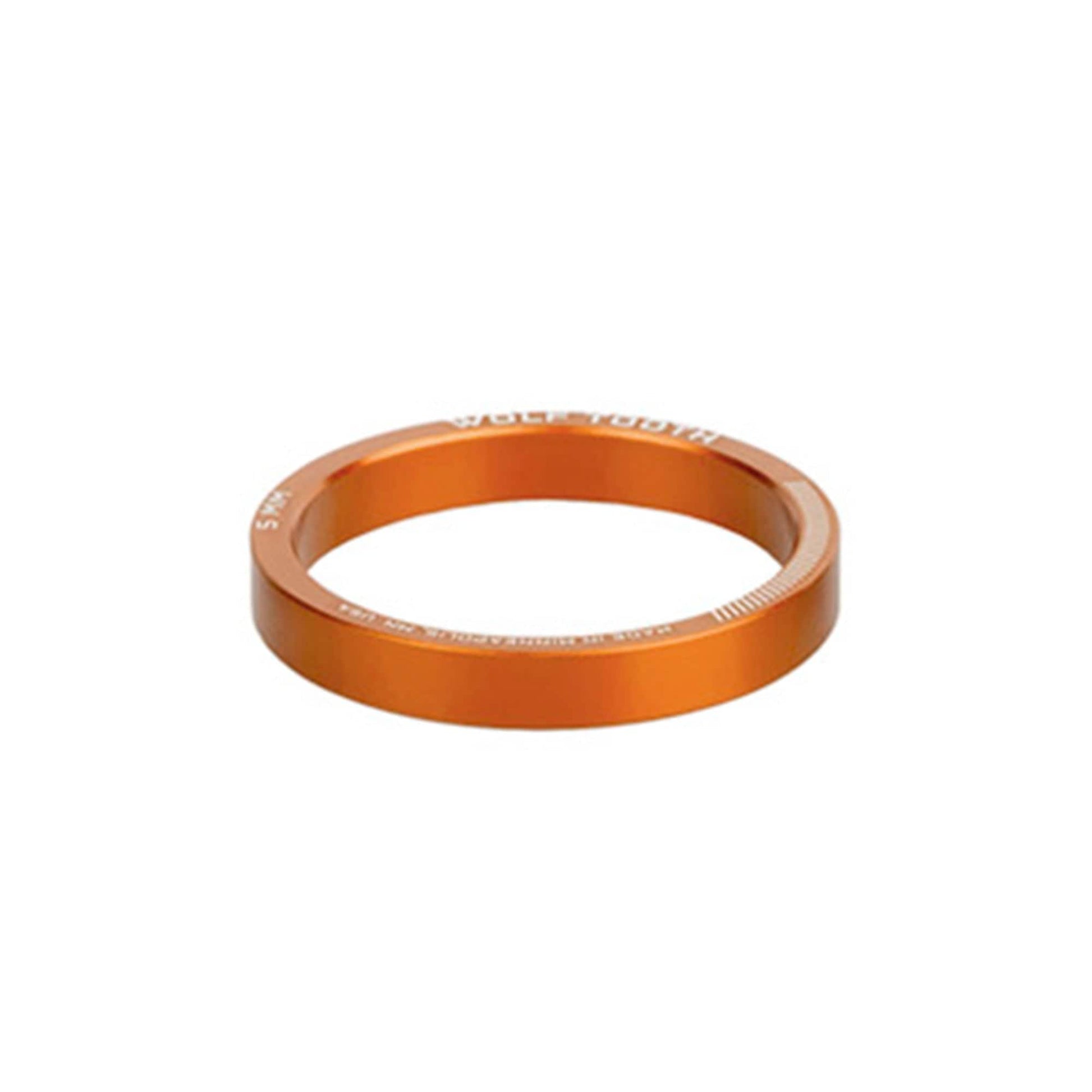 Precision Headset Spacers 5mm Orange