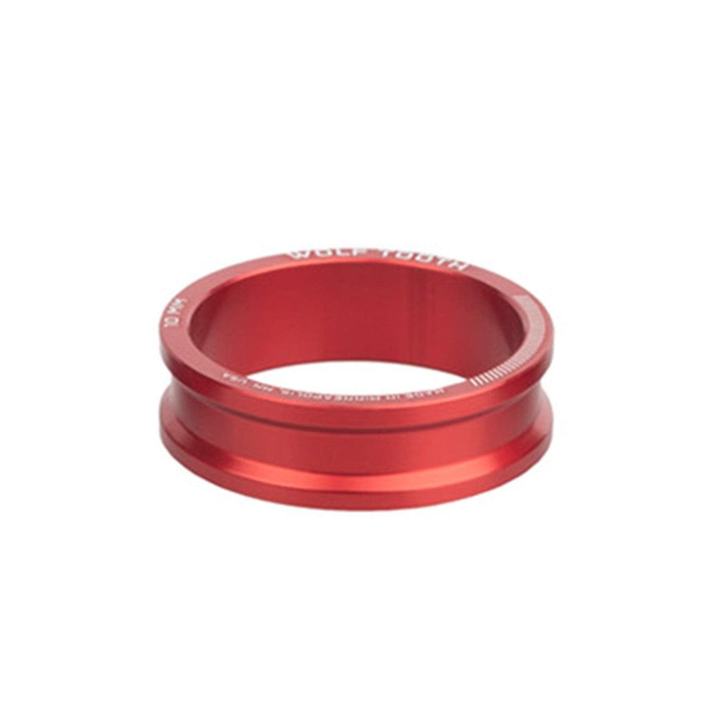 Precision Headset Spacers 10mm Red