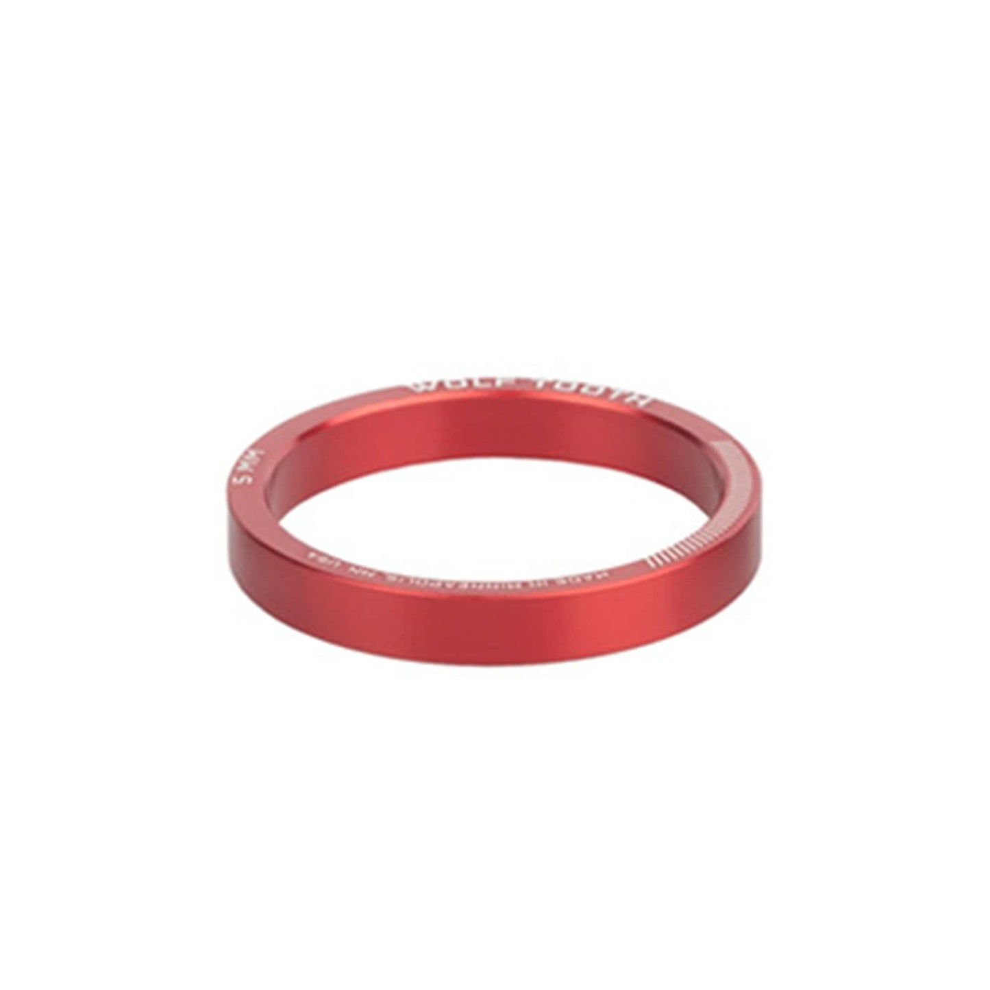 Precision Headset Spacers 5mm Red