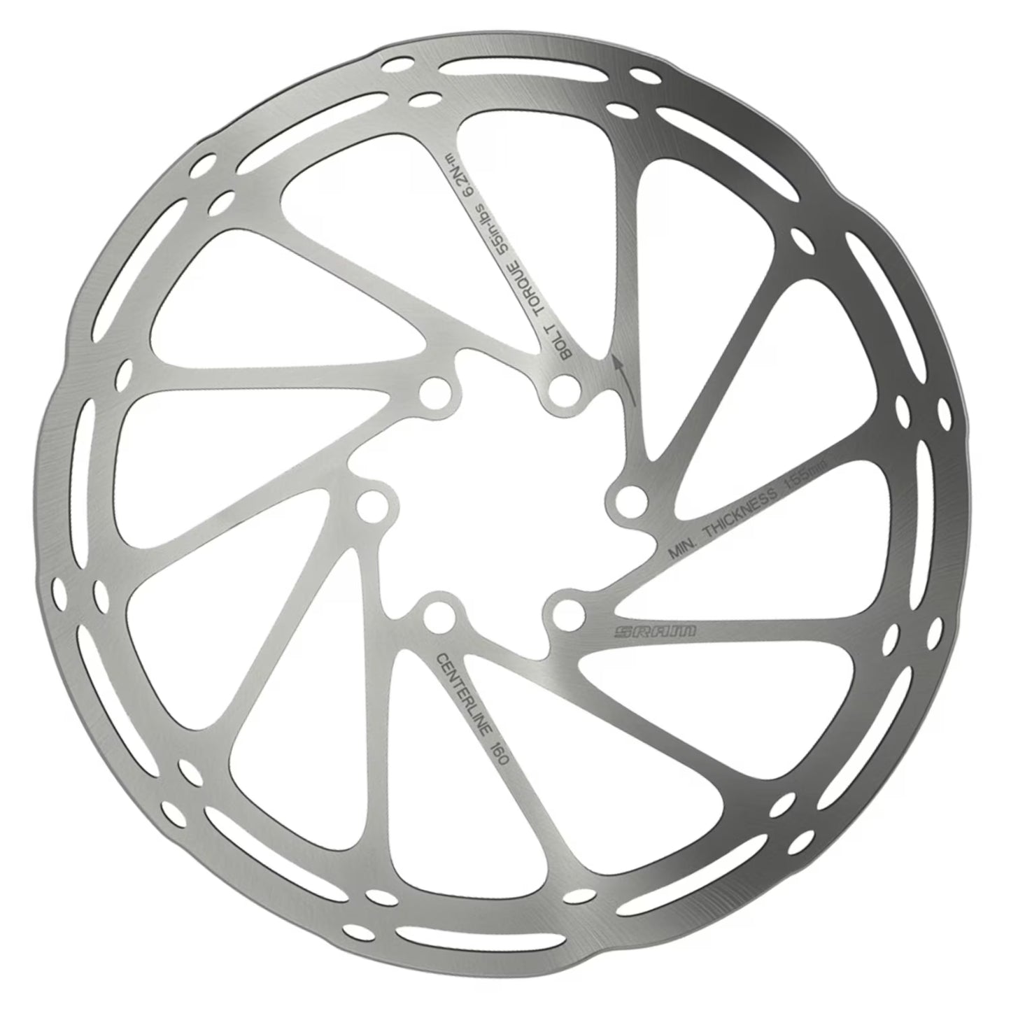 SRAM CenterLine Disc Brake Rotor - 200mm, 6-Bolt, Silver
