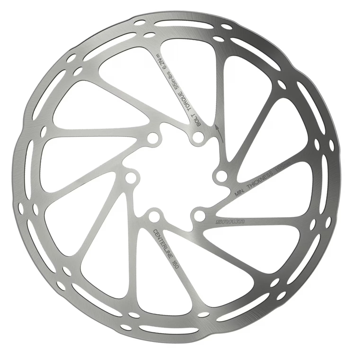 SRAM CenterLine Disc Brake Rotor - 200mm, 6-Bolt, Silver