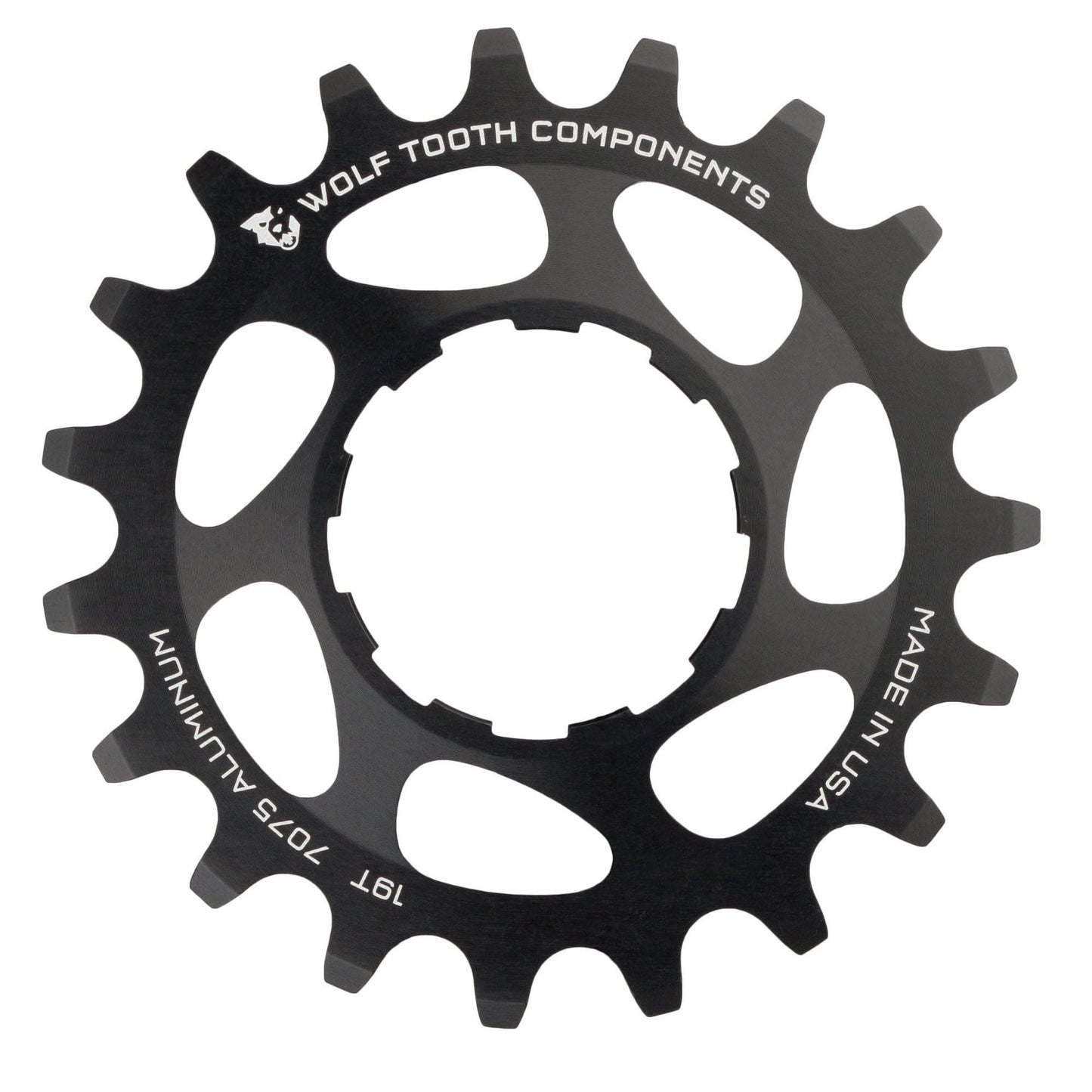 Aluminum Single Speed Cog Black