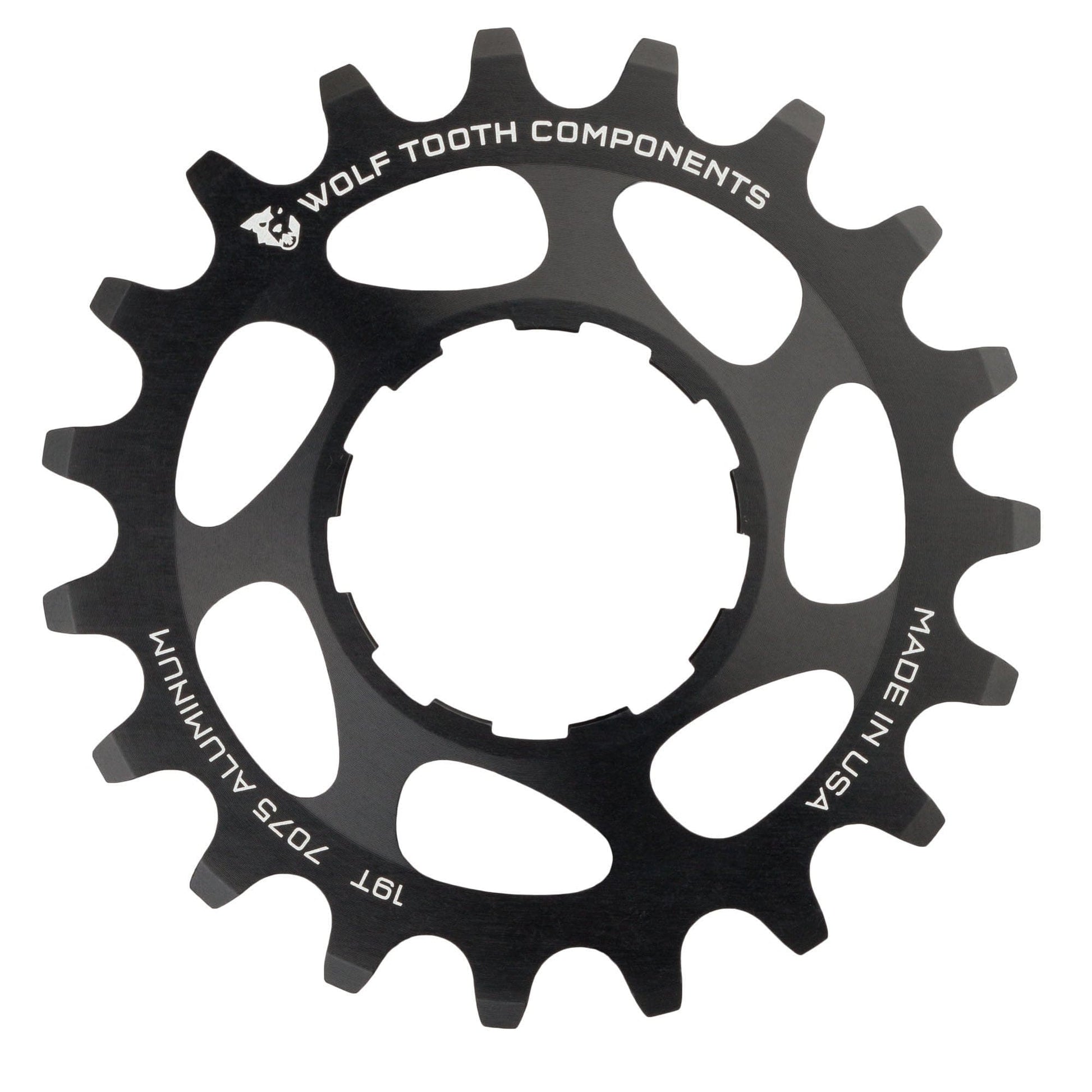 Aluminum Single Speed Cog Black