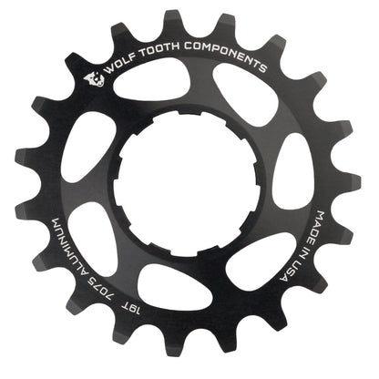 Aluminum Single Speed Cog Black