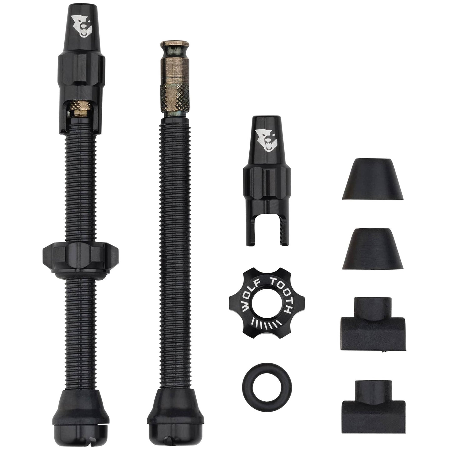 Tubeless Valve Stem Kit for Clik Valve 60mm Black
