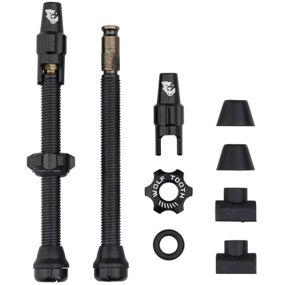 Tubeless Valve Stem Kit for Clik Valve 60mm Black