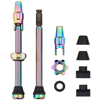 Tubeless Valve Stem Kit for Clik Valve 60mm Oil Slick
