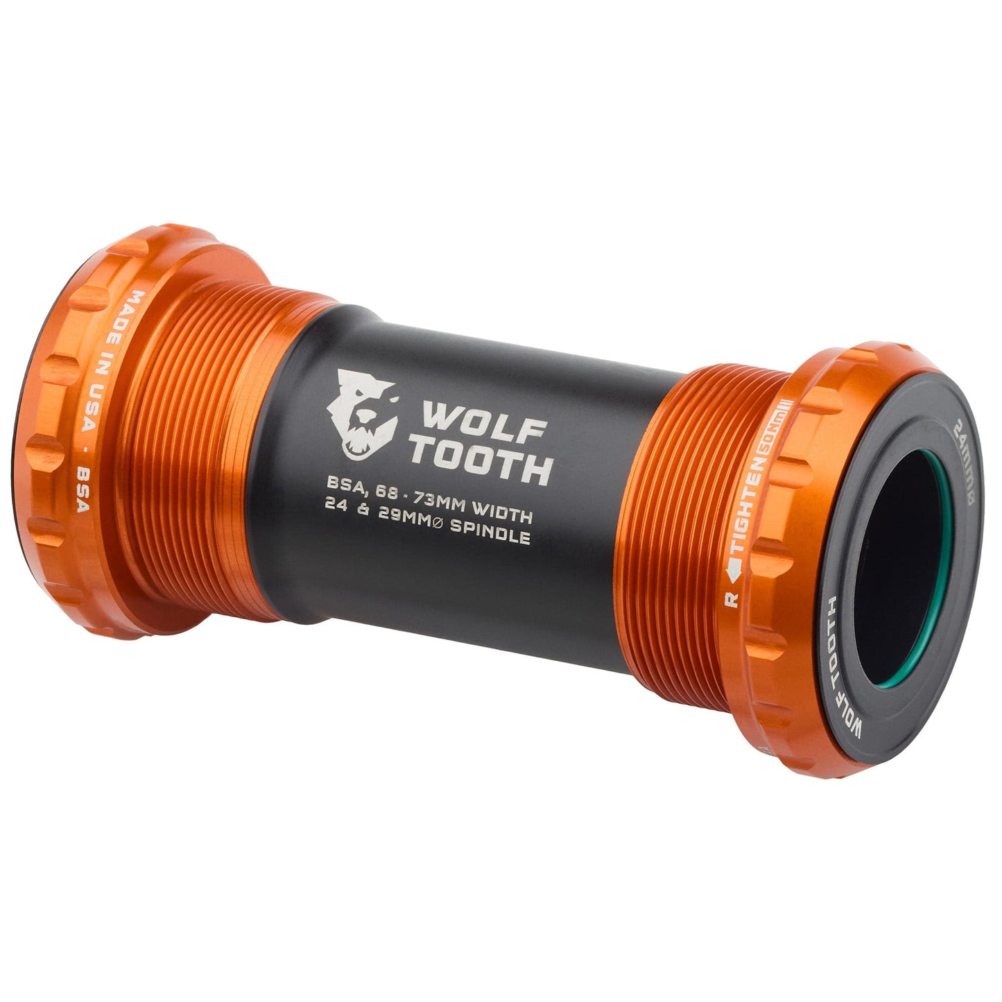 BSA Bottom Bracket 24mm Orange