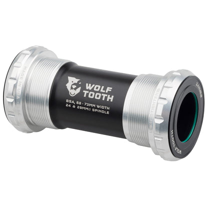 BSA Bottom Bracket 24mm Raw Silver