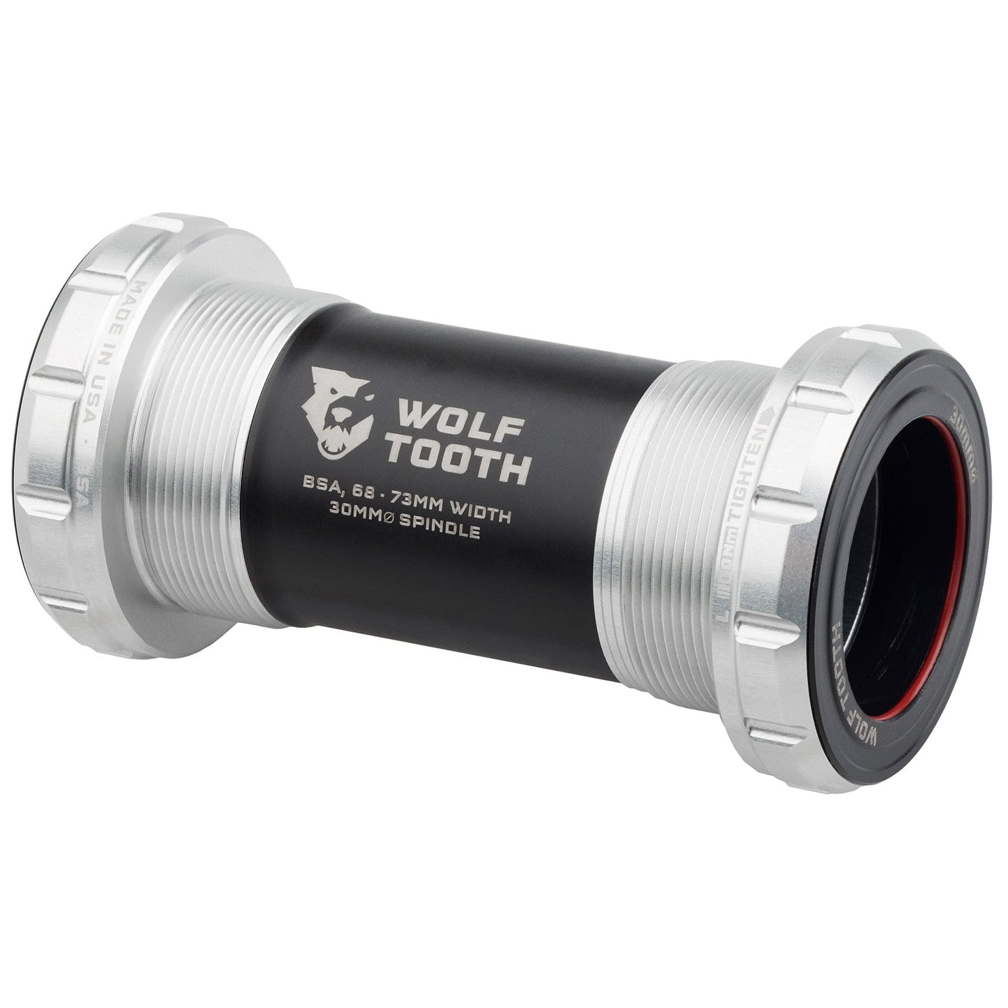 BSA Bottom Bracket 30mm Raw Silver