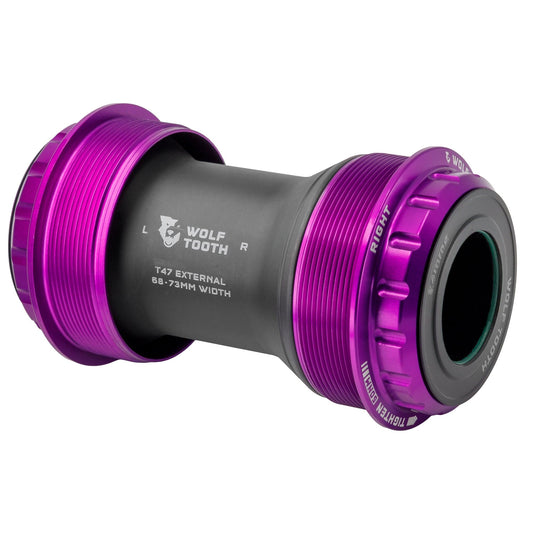 T47 External Bottom Bracket 24mm Ultraviolet Purple