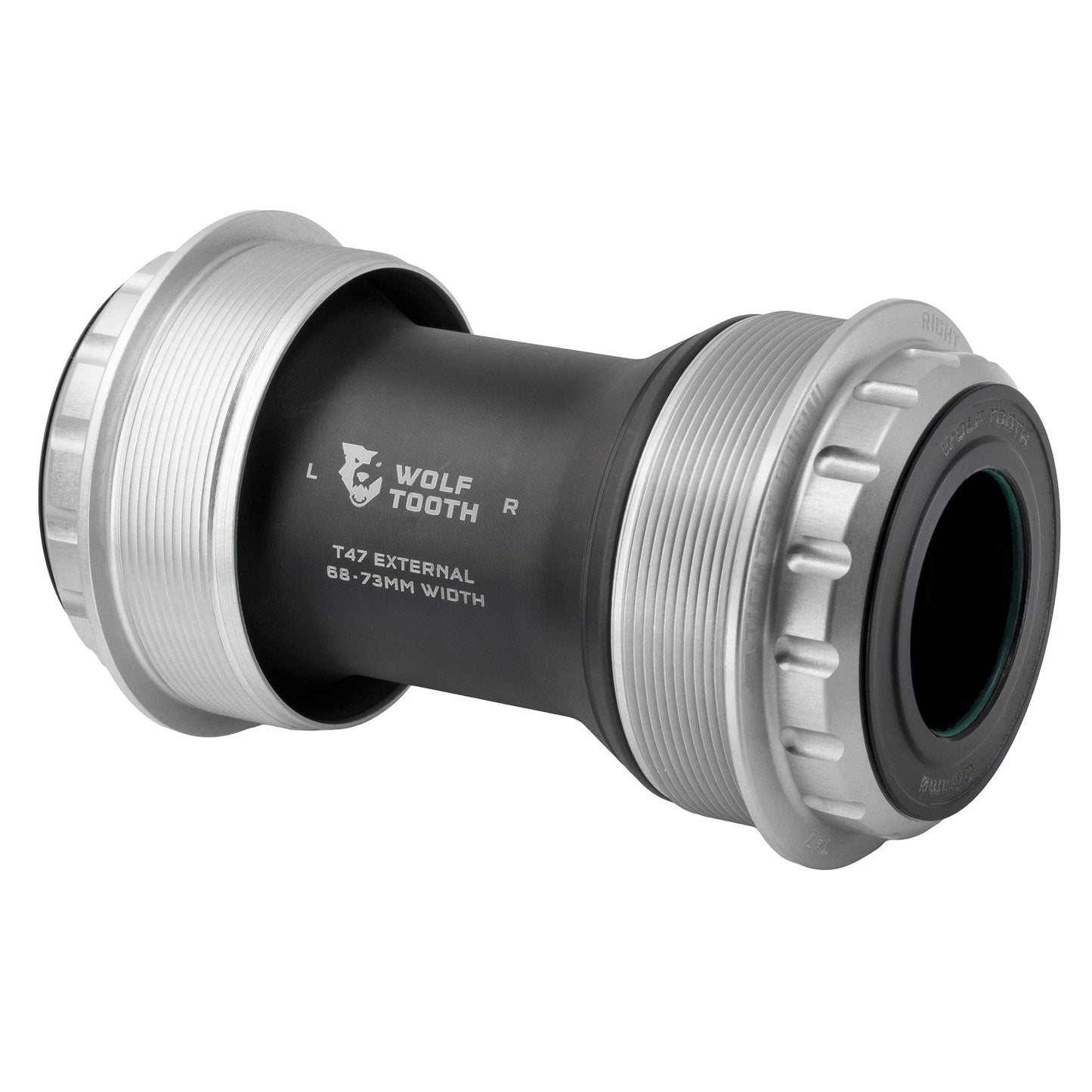 T47 External Bottom Bracket 24mm Raw Silver