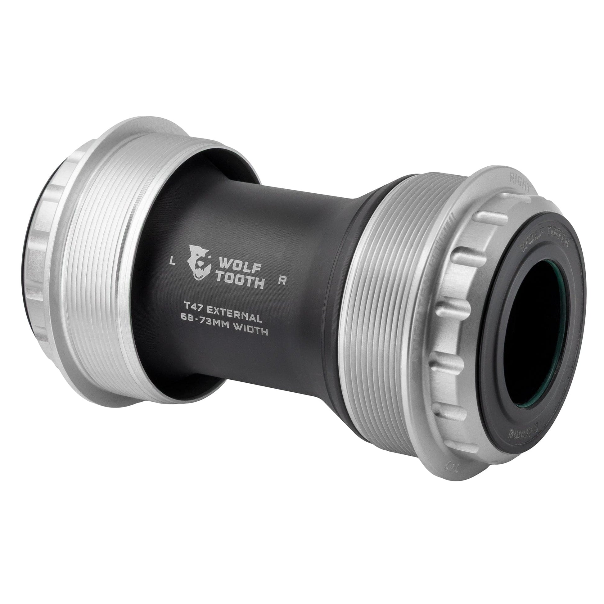 T47 External Bottom Bracket 24mm Raw Silver