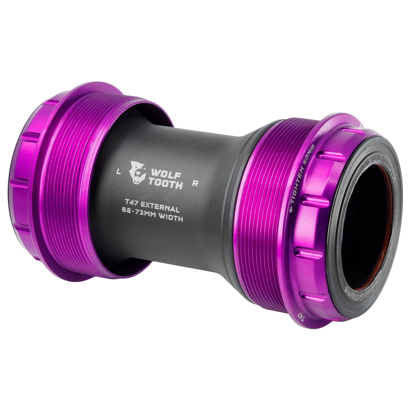 T47 External Bottom Bracket 30mm Ultraviolet Purple