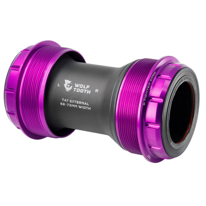 T47 External Bottom Bracket 30mm Ultraviolet Purple