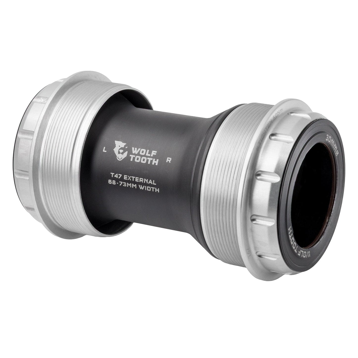 T47 External Bottom Bracket 30mm Raw Silver