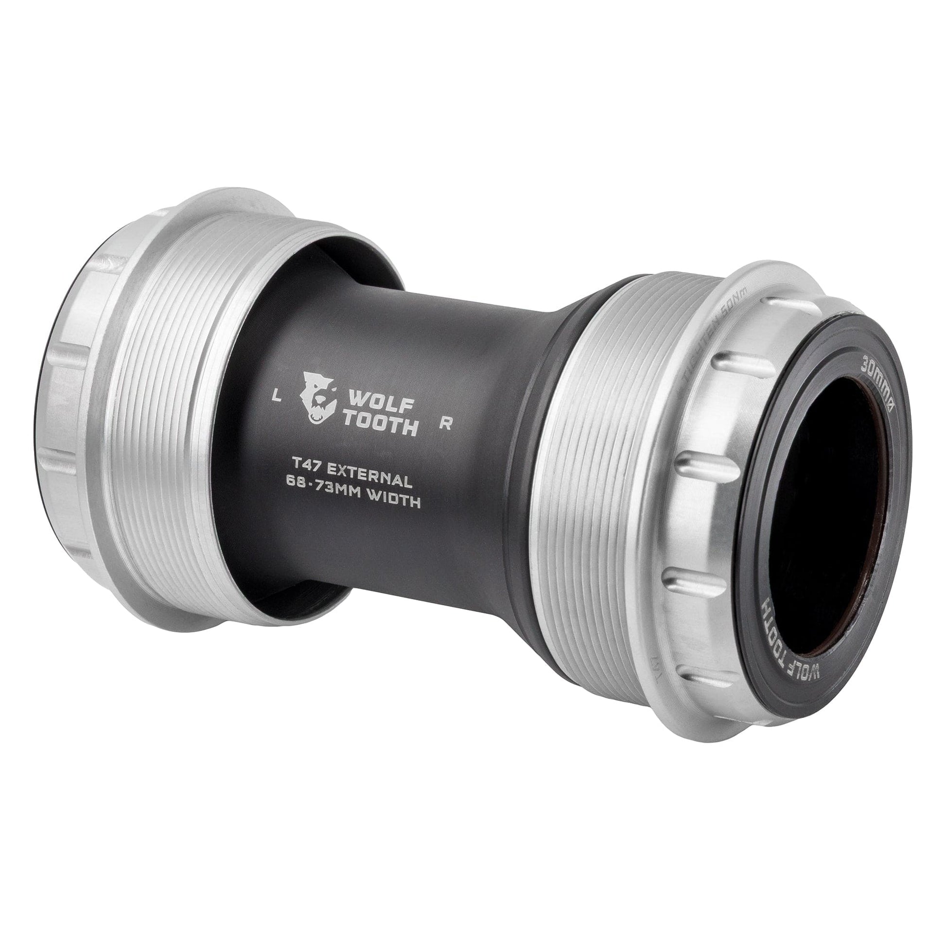 T47 External Bottom Bracket 30mm Raw Silver