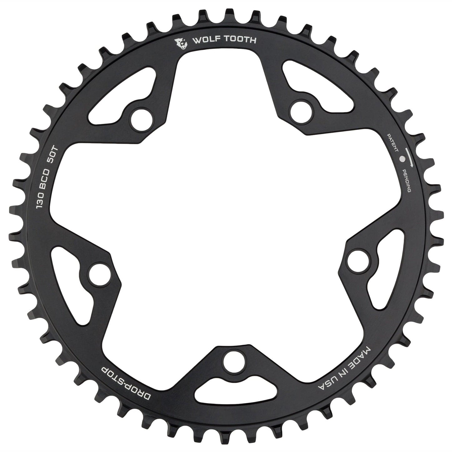130 BCD Gravel / CX / Road Chainrings 50T Drop-Stop B