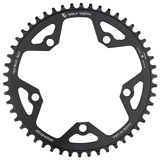 130 BCD Gravel / CX / Road Chainrings 50T Drop-Stop B