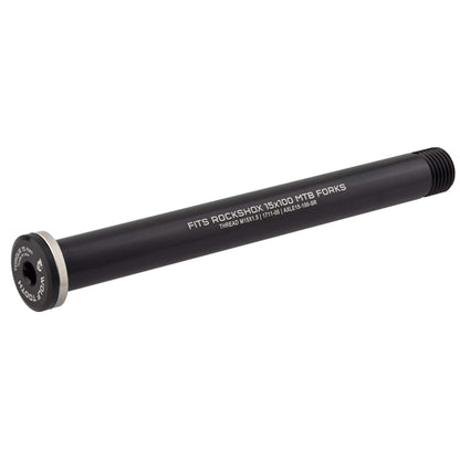 Front Axle for RockShox Suspension Forks and Fat Forks 100mm Standard Black