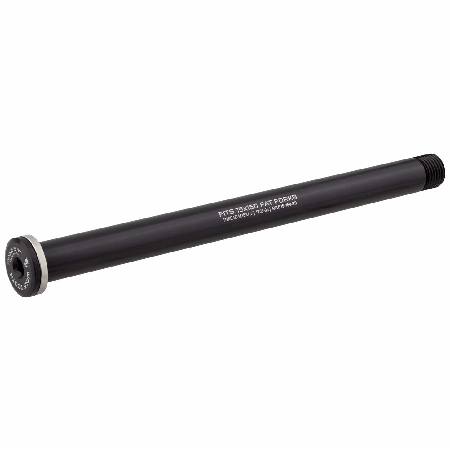 Front Axle for RockShox Suspension Forks and Fat Forks 150mm Fat Black