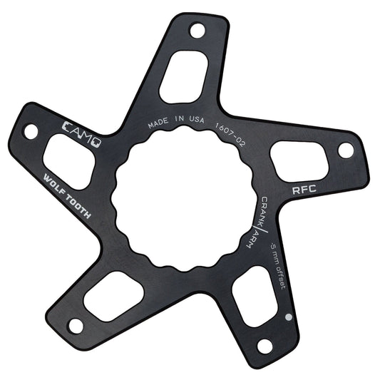CAMO Direct Mount Spider For Race Face Cinch M5 Boost (52mm chainline 3mm offset) Black