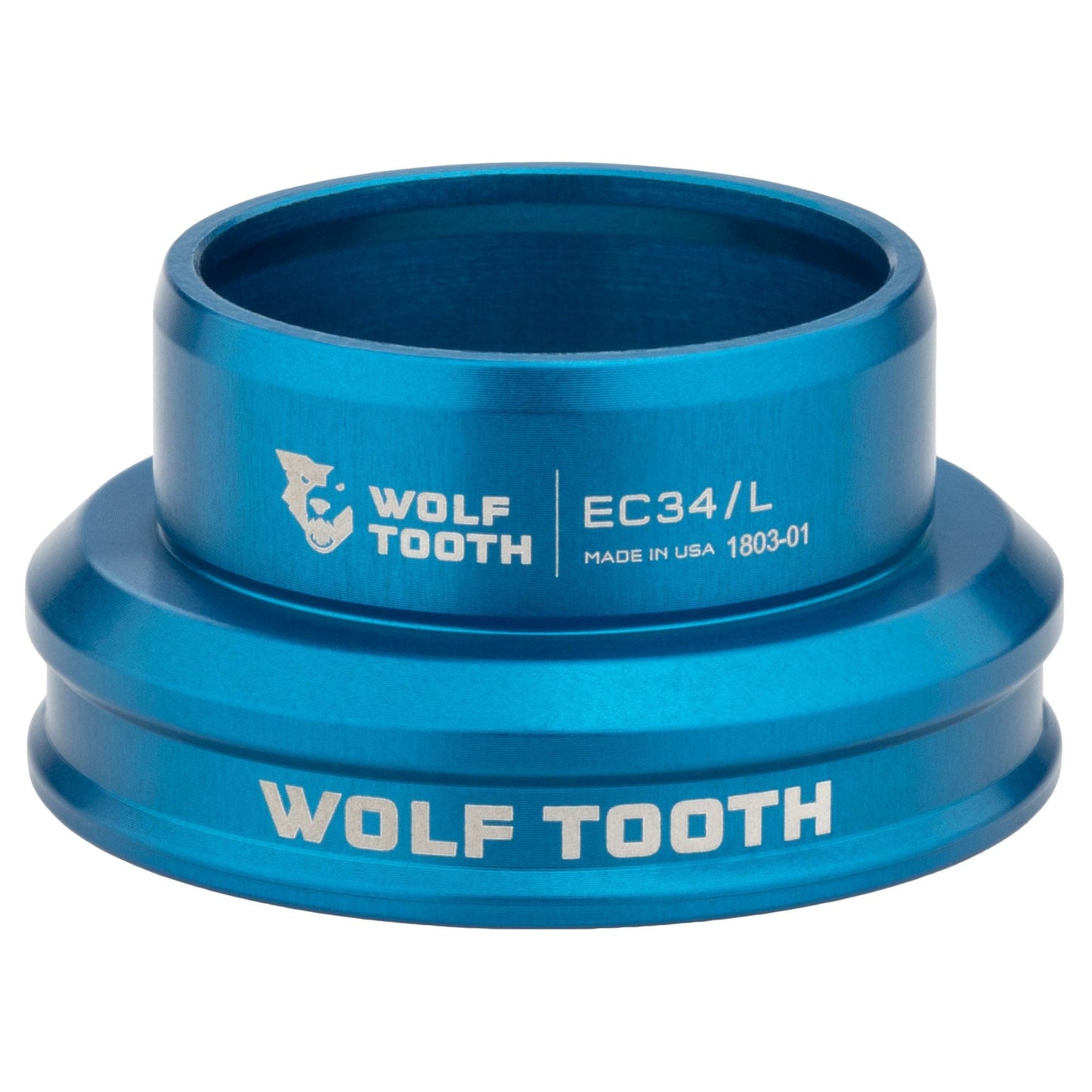 Wolf Tooth Performance EC Headsets - External Cup Lower EC34 30 Blue