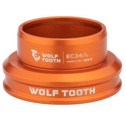 Wolf Tooth Performance EC Headsets - External Cup Lower EC34 30 Orange