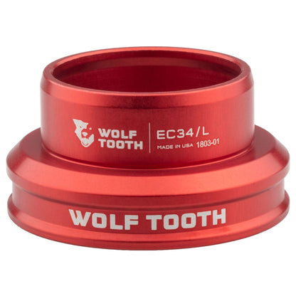 Wolf Tooth Performance EC Headsets - External Cup Lower EC34 30 Red
