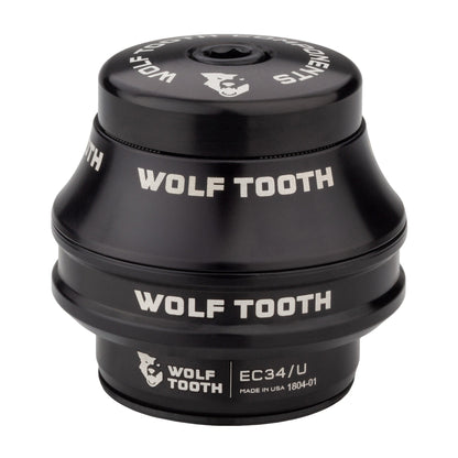 Wolf Tooth Premium EC Headsets - External Cup Upper EC34 28.6 25mm Stack Black
