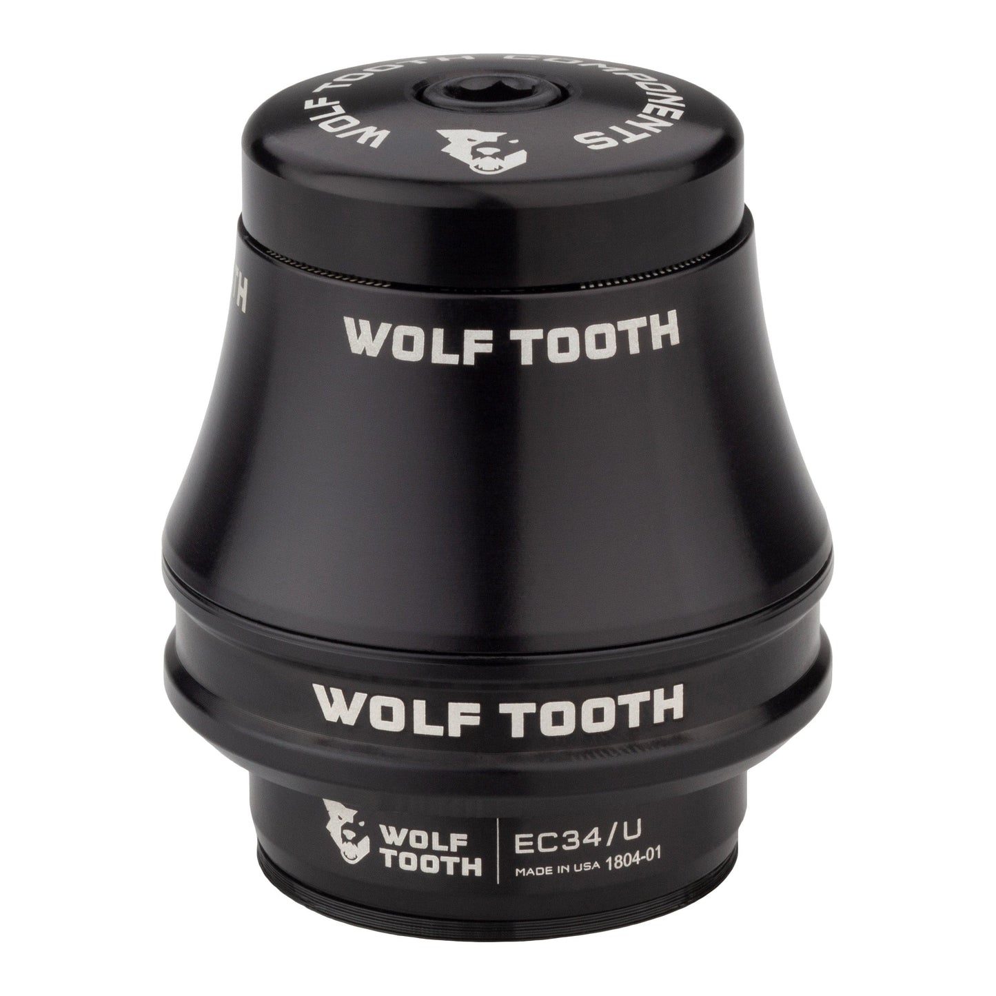 Wolf Tooth Premium EC Headsets - External Cup Upper EC34 28.6 35mm Stack Black