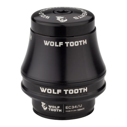 Wolf Tooth Premium EC Headsets - External Cup Upper EC34 28.6 35mm Stack Black
