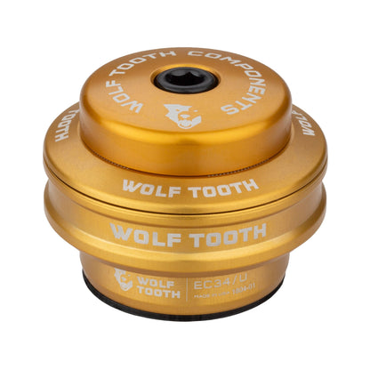 Wolf Tooth Performance EC Headsets - External Cup Upper EC34 28.6 16mm Stack Gold