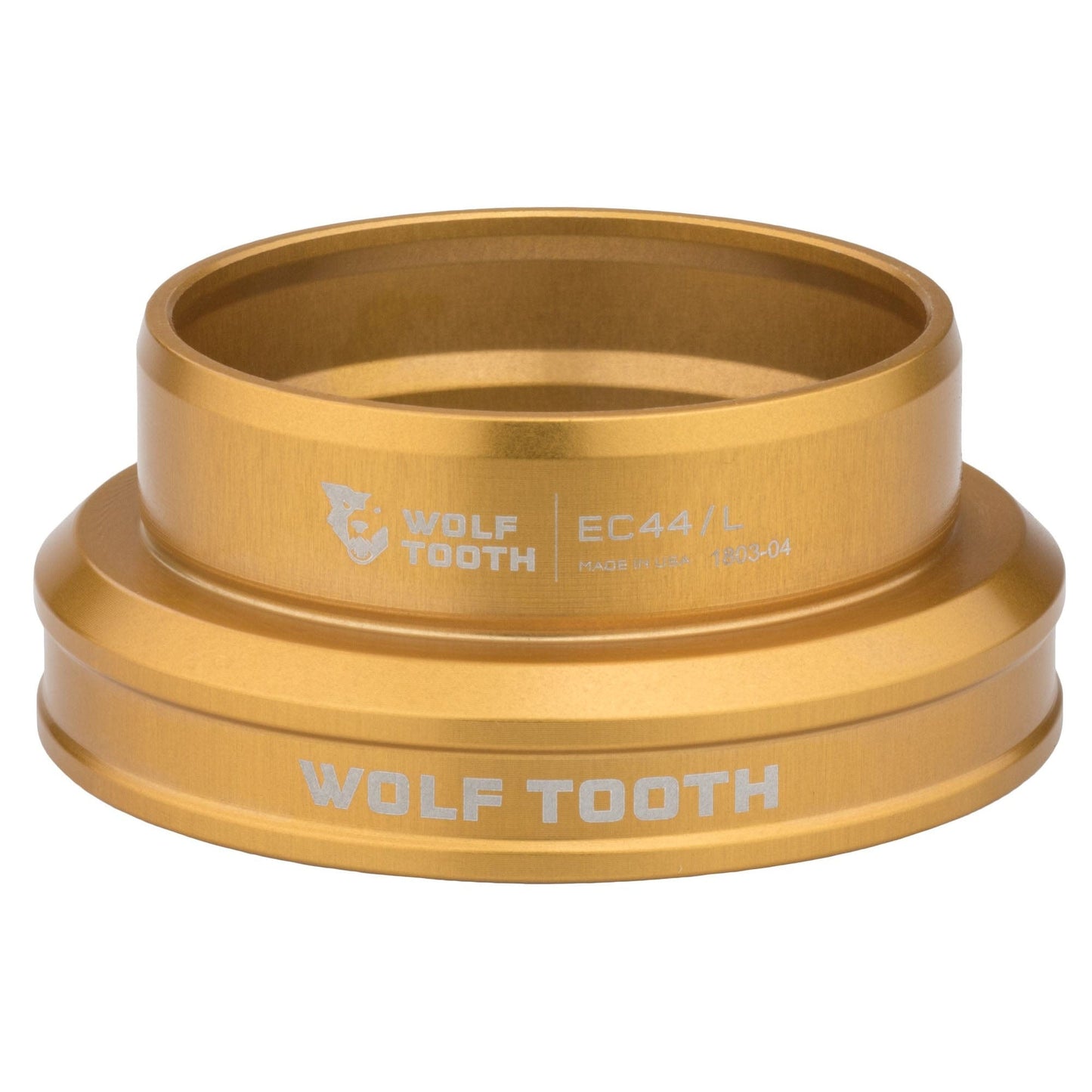 Wolf Tooth Performance EC Headsets - External Cup Lower EC44 40 Gold