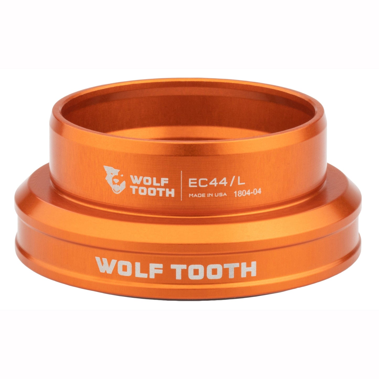 Wolf Tooth Premium EC Headsets - External Cup Lower EC44 40 Orange
