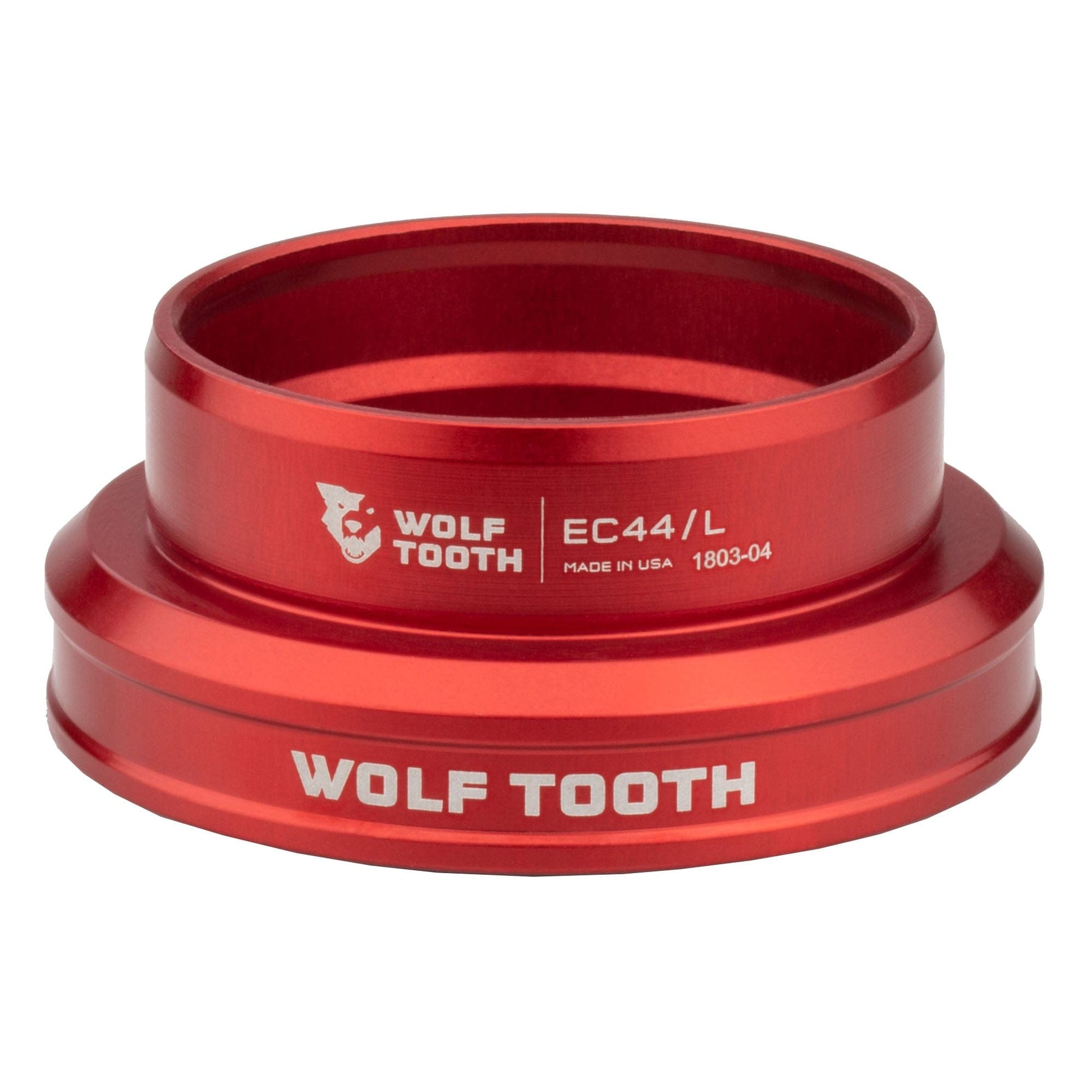Wolf Tooth Performance EC Headsets - External Cup Lower EC44 40 Red