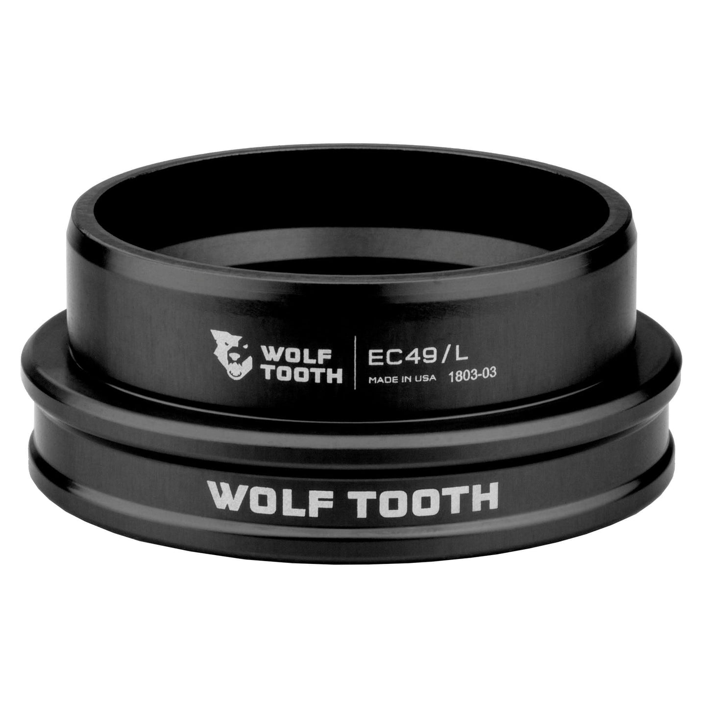 Wolf Tooth Premium EC Headsets - External Cup Lower EC49 40 Black