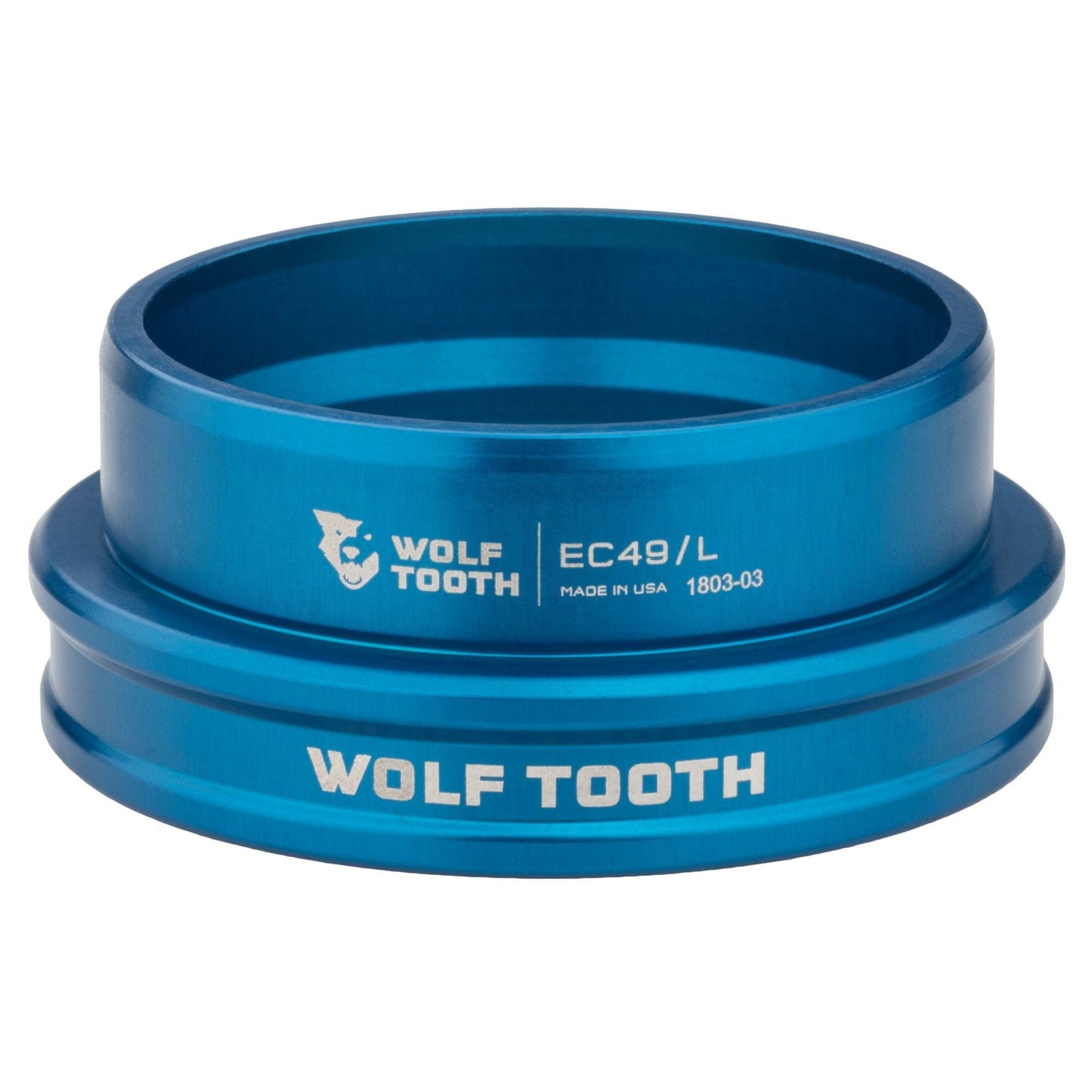 Wolf Tooth Performance EC Headsets - External Cup Lower EC49 40 Blue