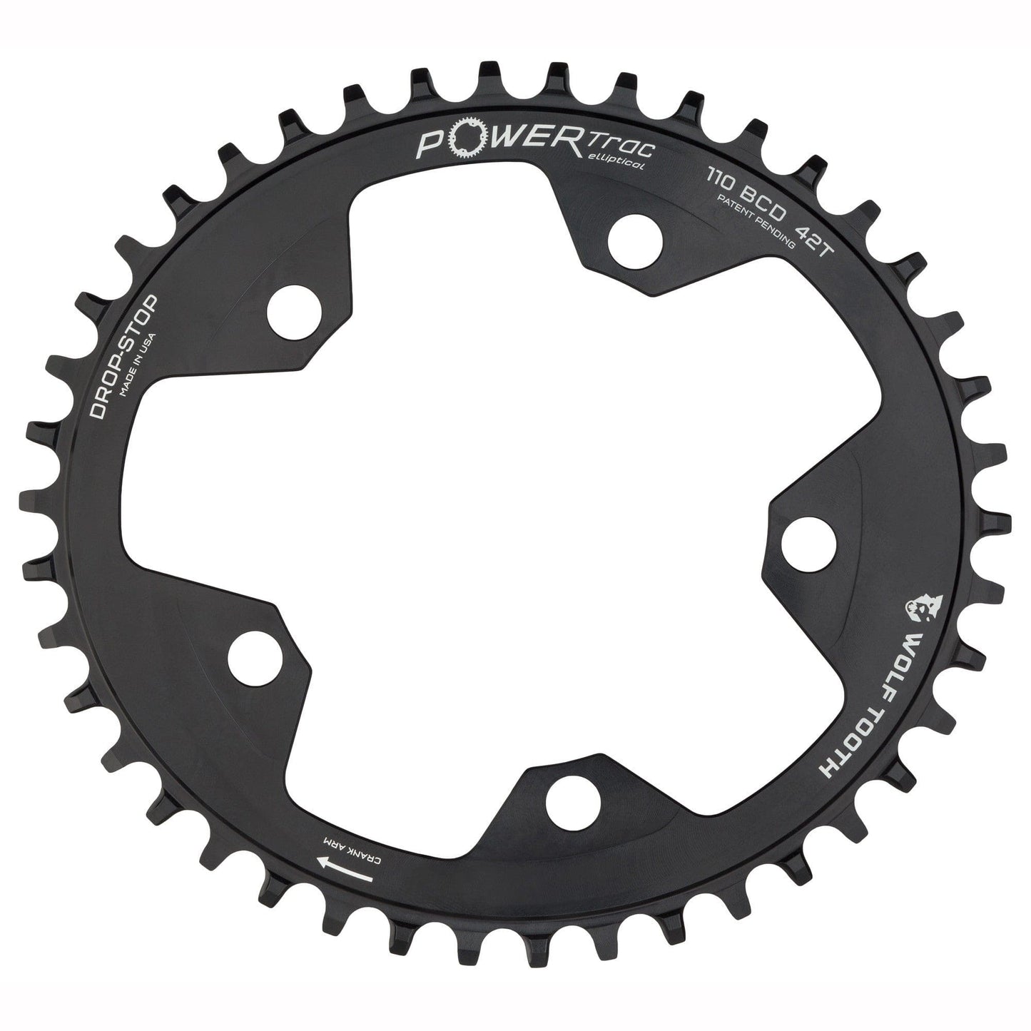 Oval 110 BCD Gravel / CX / Road Chainrings Drop-Stop B